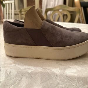 Vince//  Grey Suede Warren Sneakers// 7.5